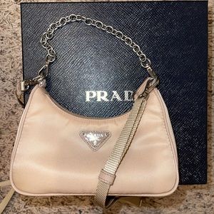 Prada mini renylon bag